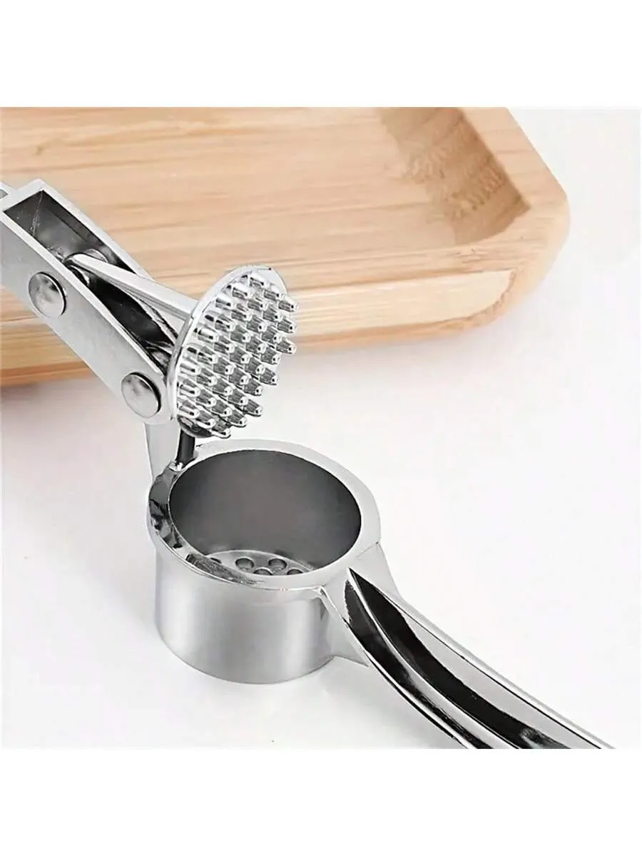 1 Piece metal Garlic Press Manually Crusher Handheld Ginger Kitchen Tools