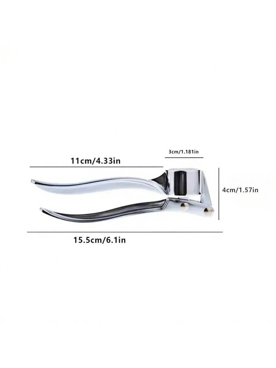 1 Piece metal Garlic Press Manually Crusher Handheld Ginger Kitchen Tools