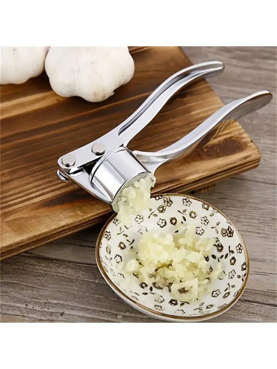 1 Piece metal Garlic Press Manually Crusher Handheld Ginger Kitchen Tools