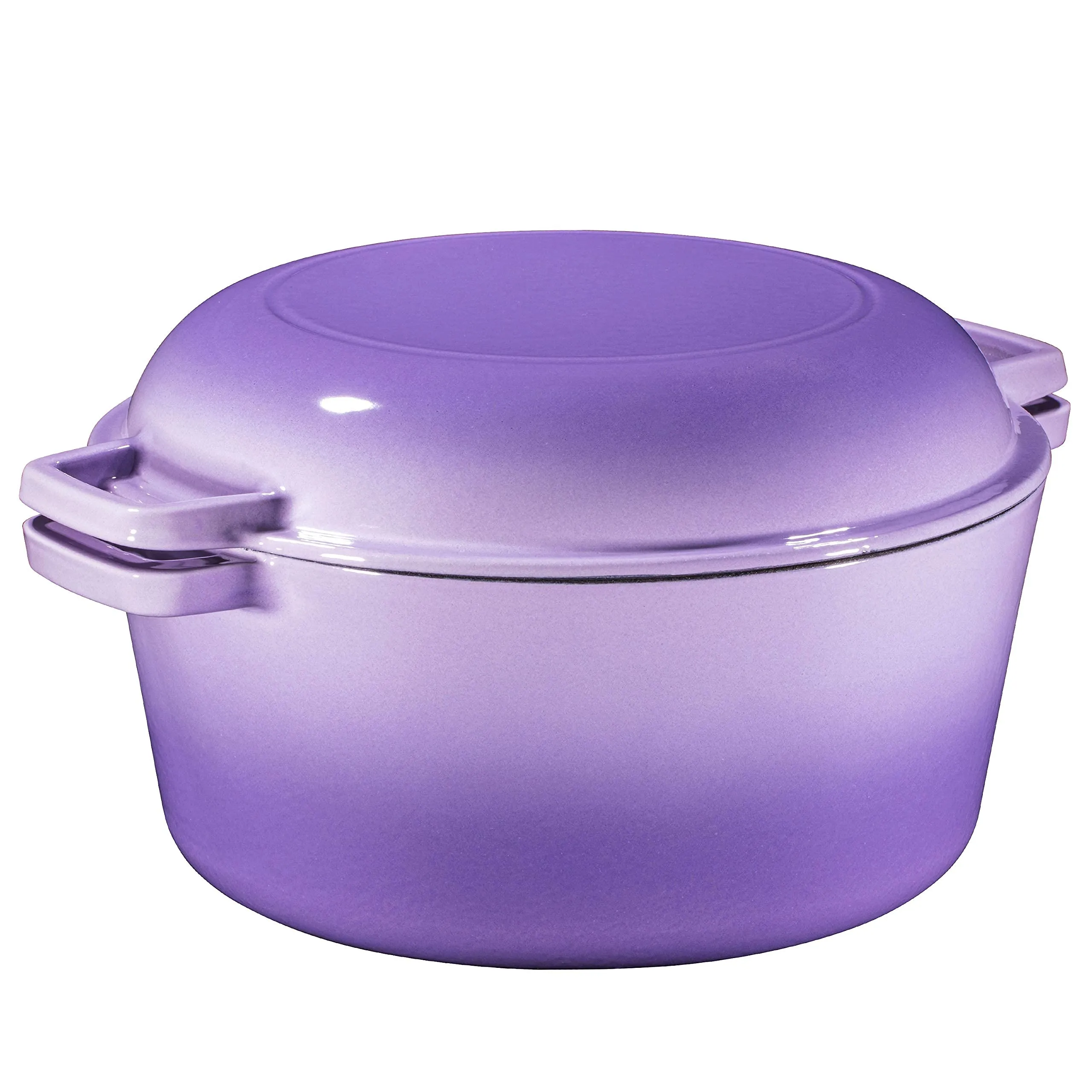 2 In 1 Double Dutch Oven And Domed Skillet Lid 7 Quart Pre