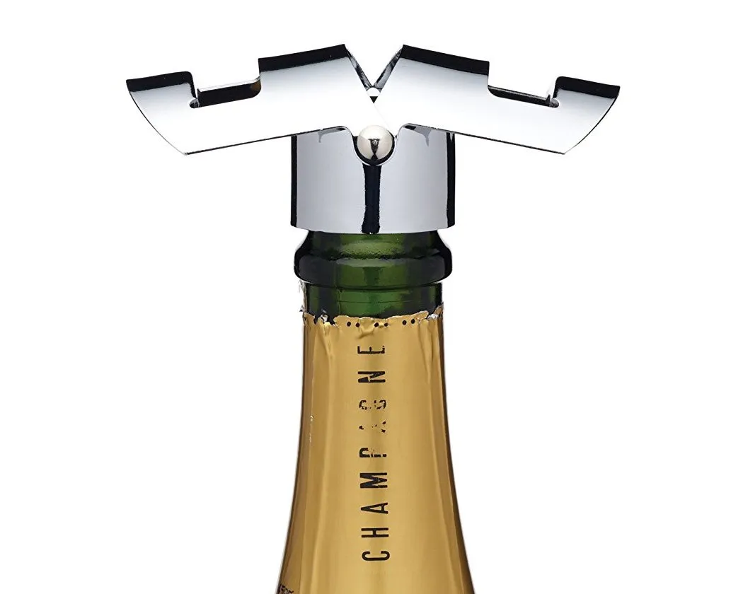 3 Pieces Stainless Steel Sparkling Wine Stoppers