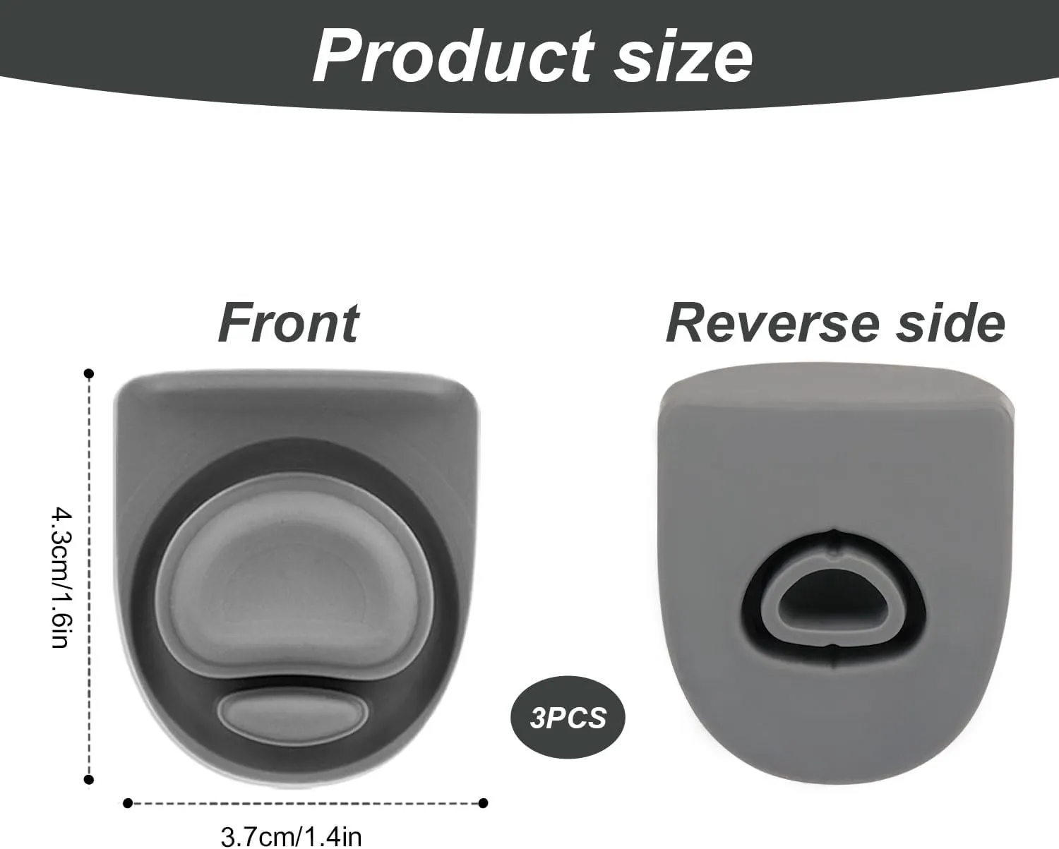 3pcs Replacement Stopper Compatible with Owala FreeSip 24oz 32oz 40oz, BPA-Free Silicone Water Bottle Lid Gaskets Replacement for 16/24/32/40oz Bottle Mouth Cap Stopper Seal Parts Accessories