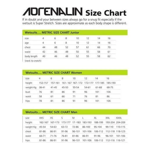 42267      ~ FUZION NOZIP 2MM STEAMER WETSUIT JUNIOR