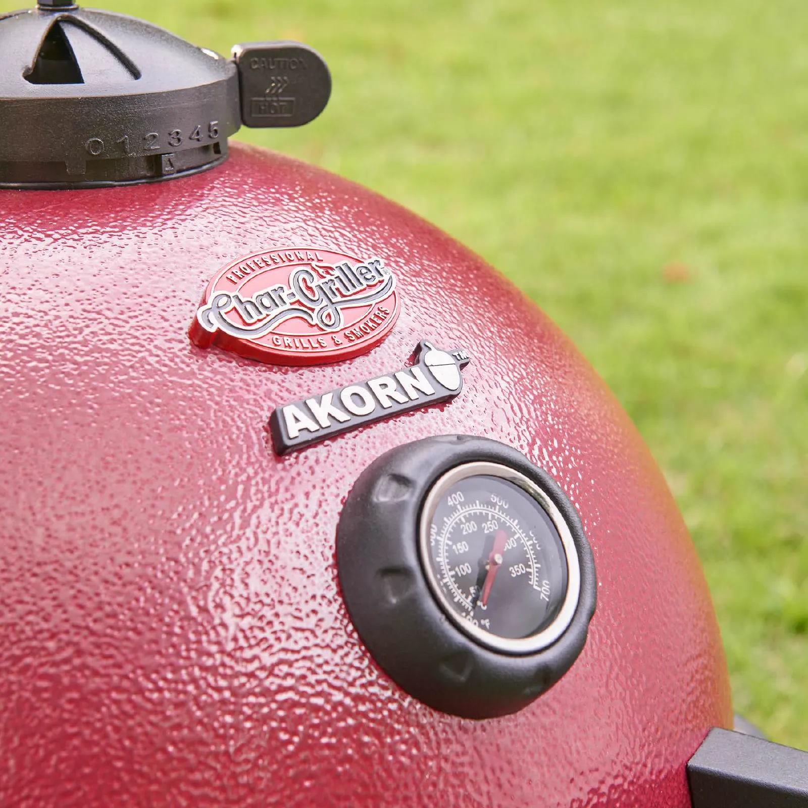 AKORN® Jr. Kamado Charcoal, Red