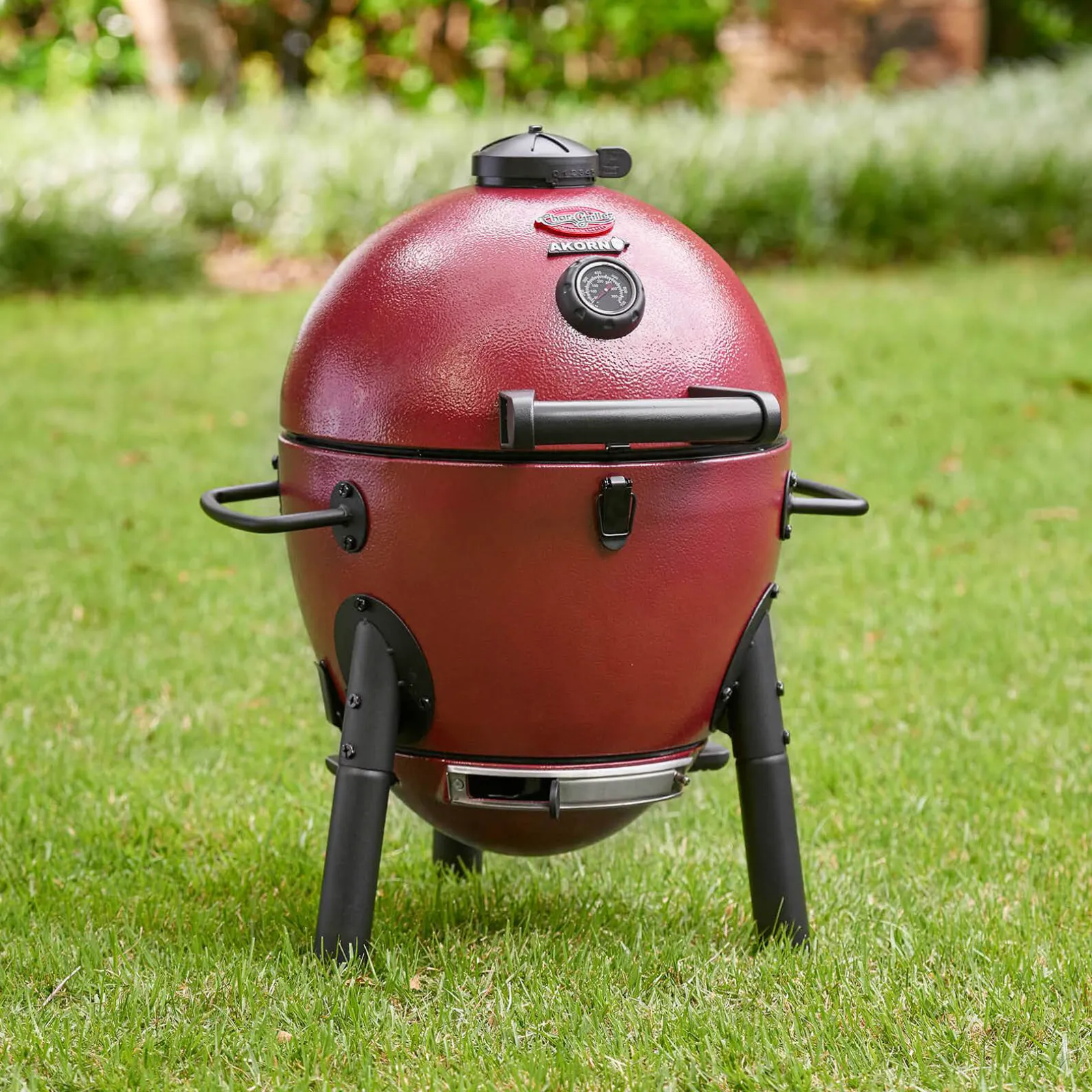 AKORN® Jr. Kamado Charcoal, Red