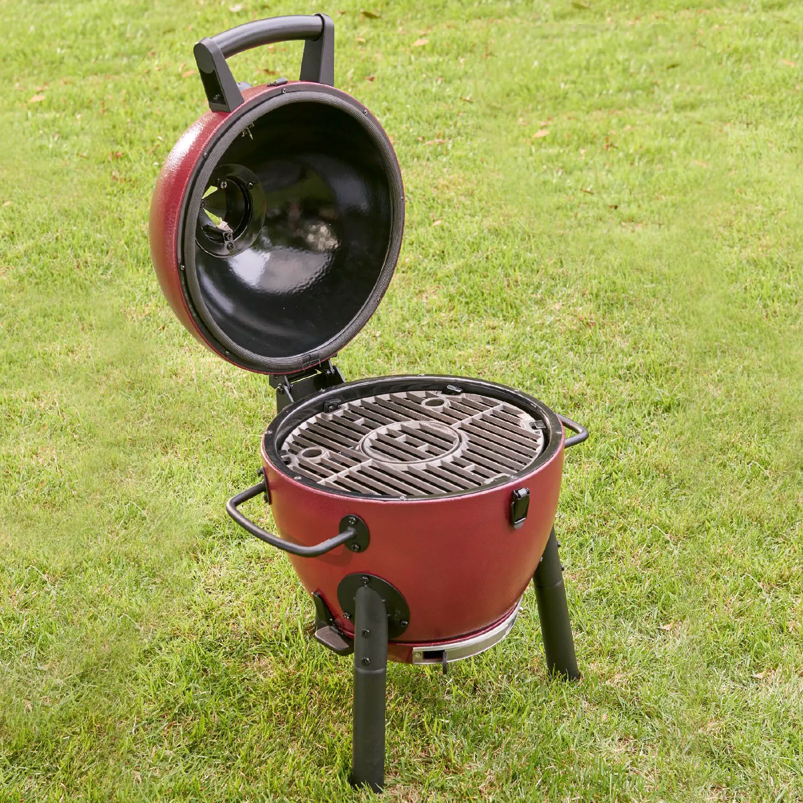AKORN® Jr. Kamado Charcoal, Red