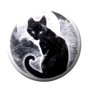 ALCHEMY OF ENGLAND BLACK CAT BOTTLE STOPPER