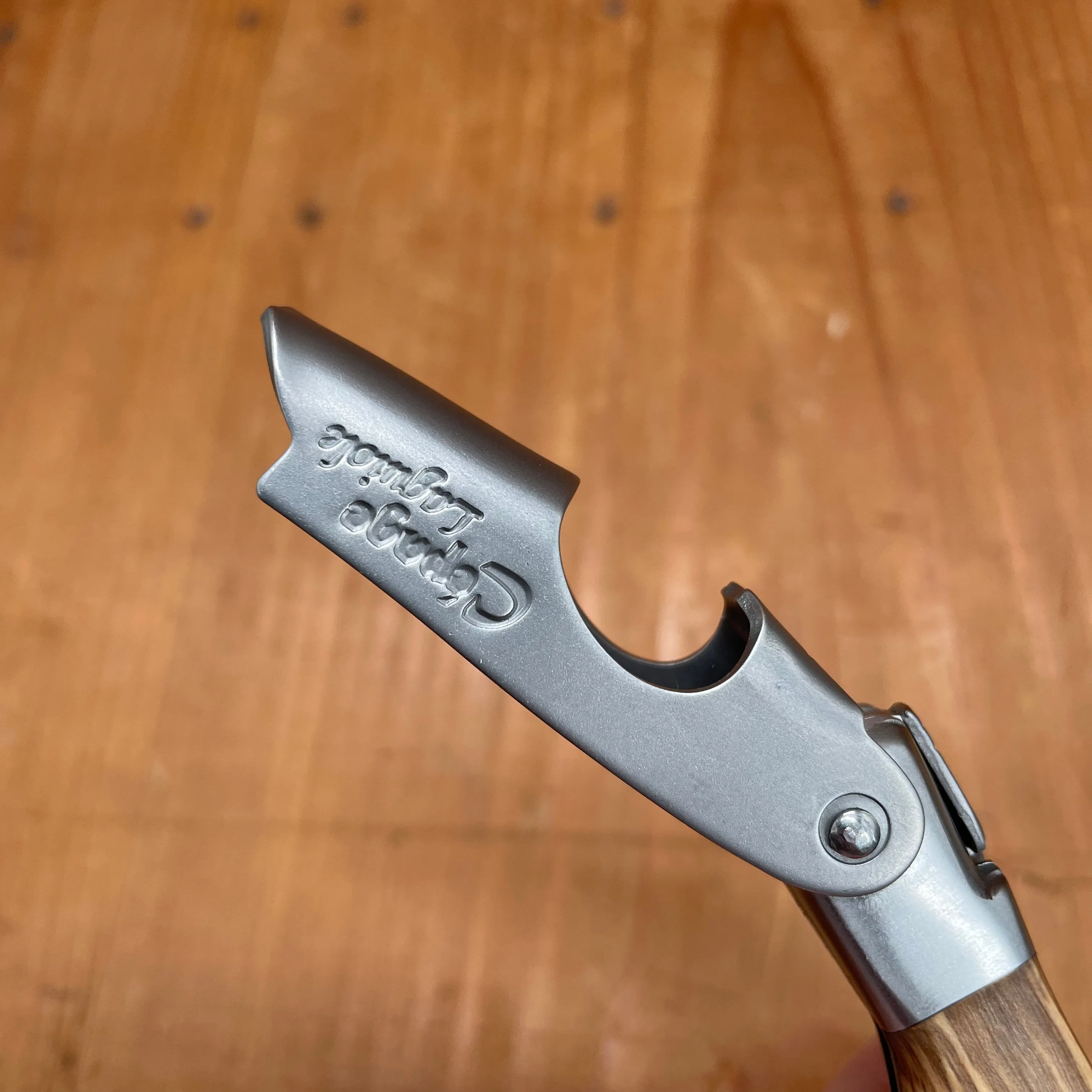 André Verdier Laguiole Cepage Wine Key - Two Bolster Olive