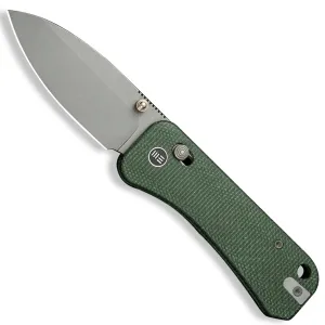 Green Micarta Banter 2 Pocket Knife with S35VN Steel Blade