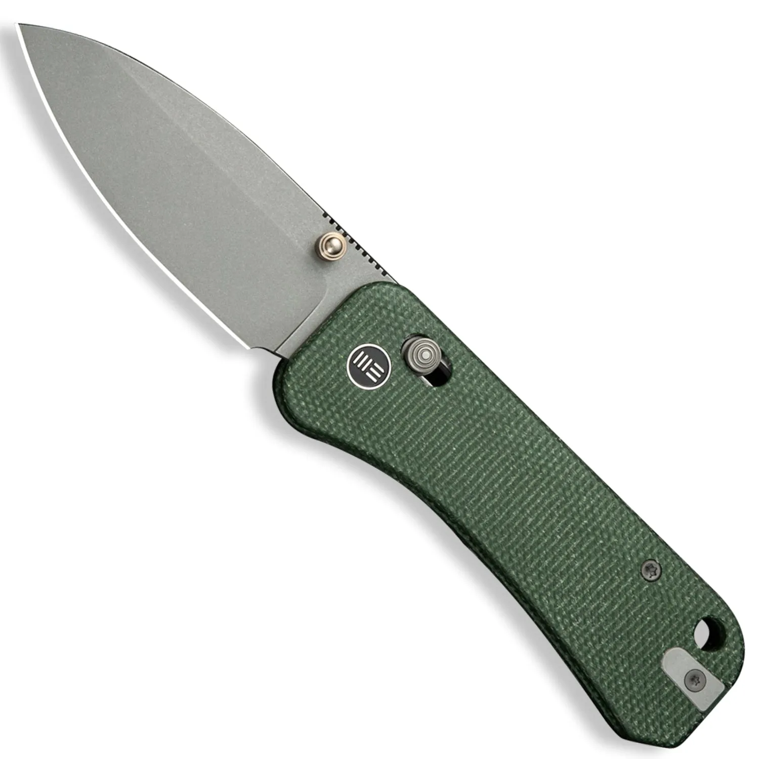 Green Micarta Banter 2 Pocket Knife with S35VN Steel Blade