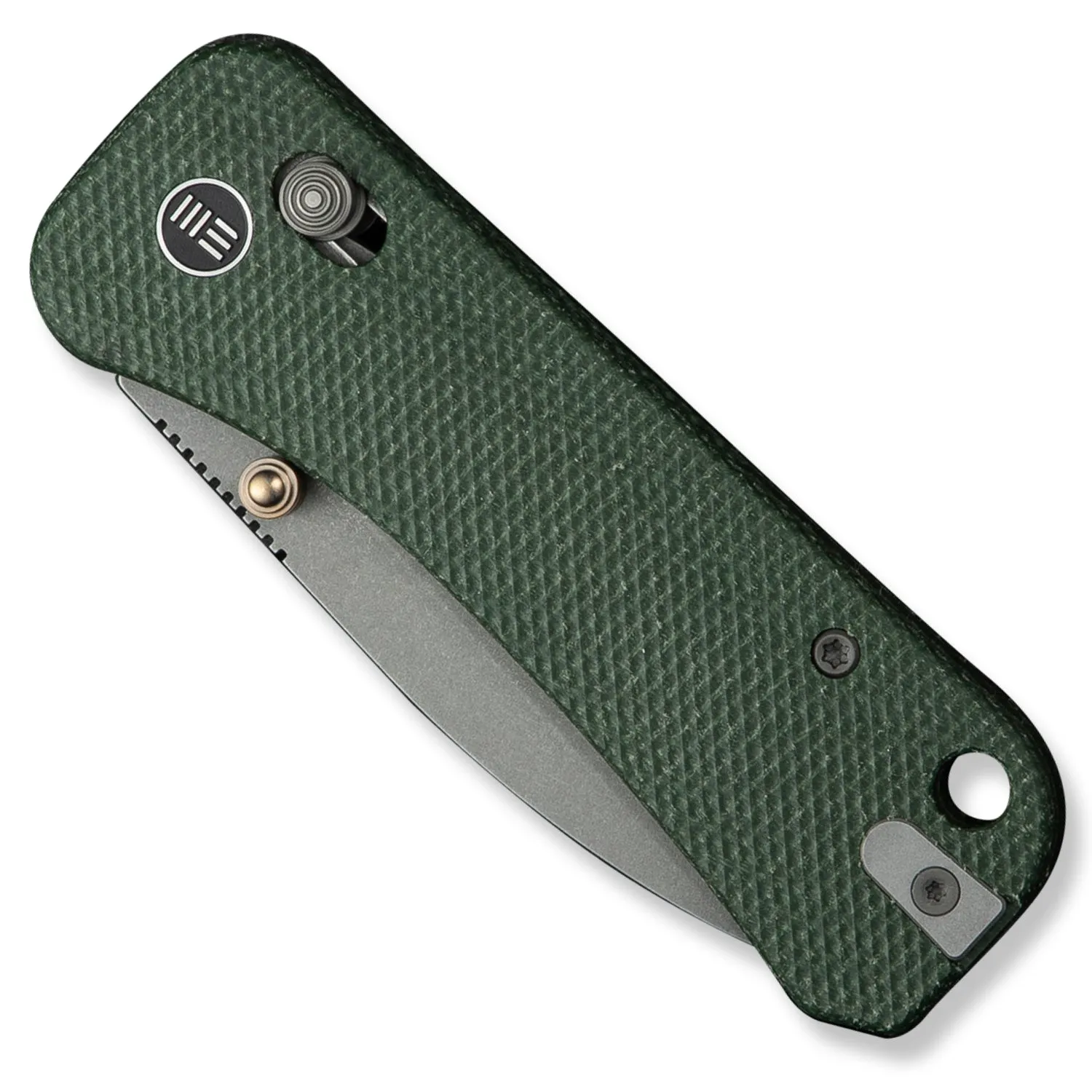 Green Micarta Banter 2 Pocket Knife with S35VN Steel Blade