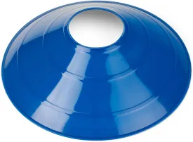 Champion Sports 7.5" Diameter Flexible Saucer Field Cone for Athletics and Social Distancing, Blue