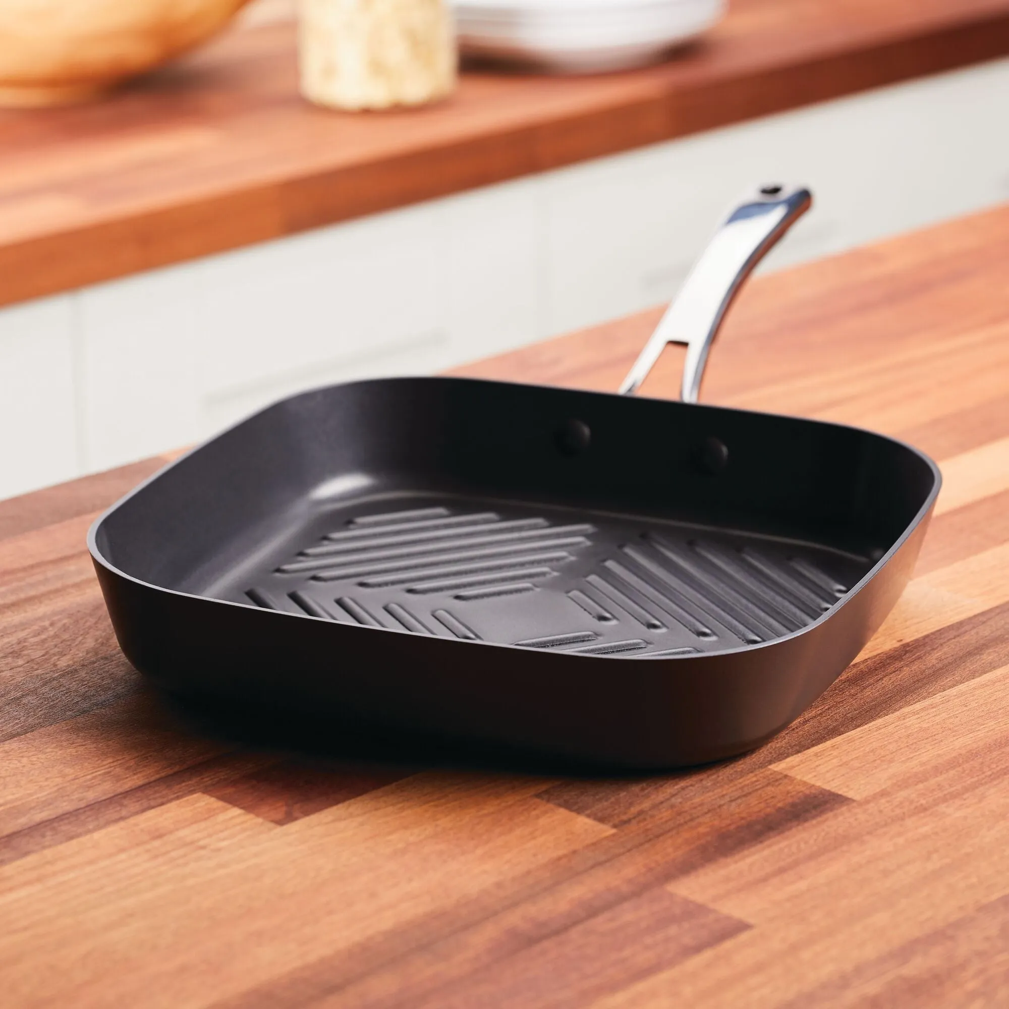 Cook   Create 11-Inch Hard Anodized Nonstick Deep Grill Pan