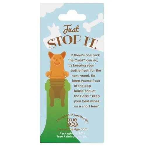 Corki Wine and Beverage Bottle Stopper and Preserver by TrueZoo