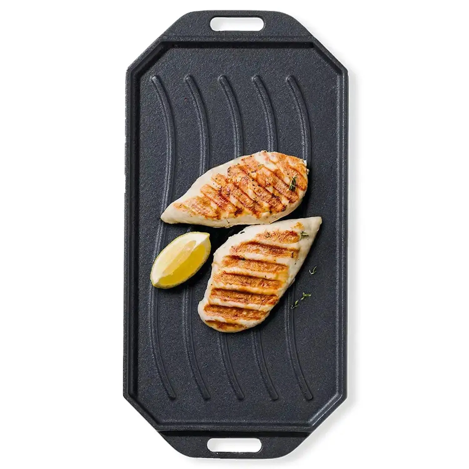 Cozze  | Reversible Cast Iron Pan with Wooden Tray