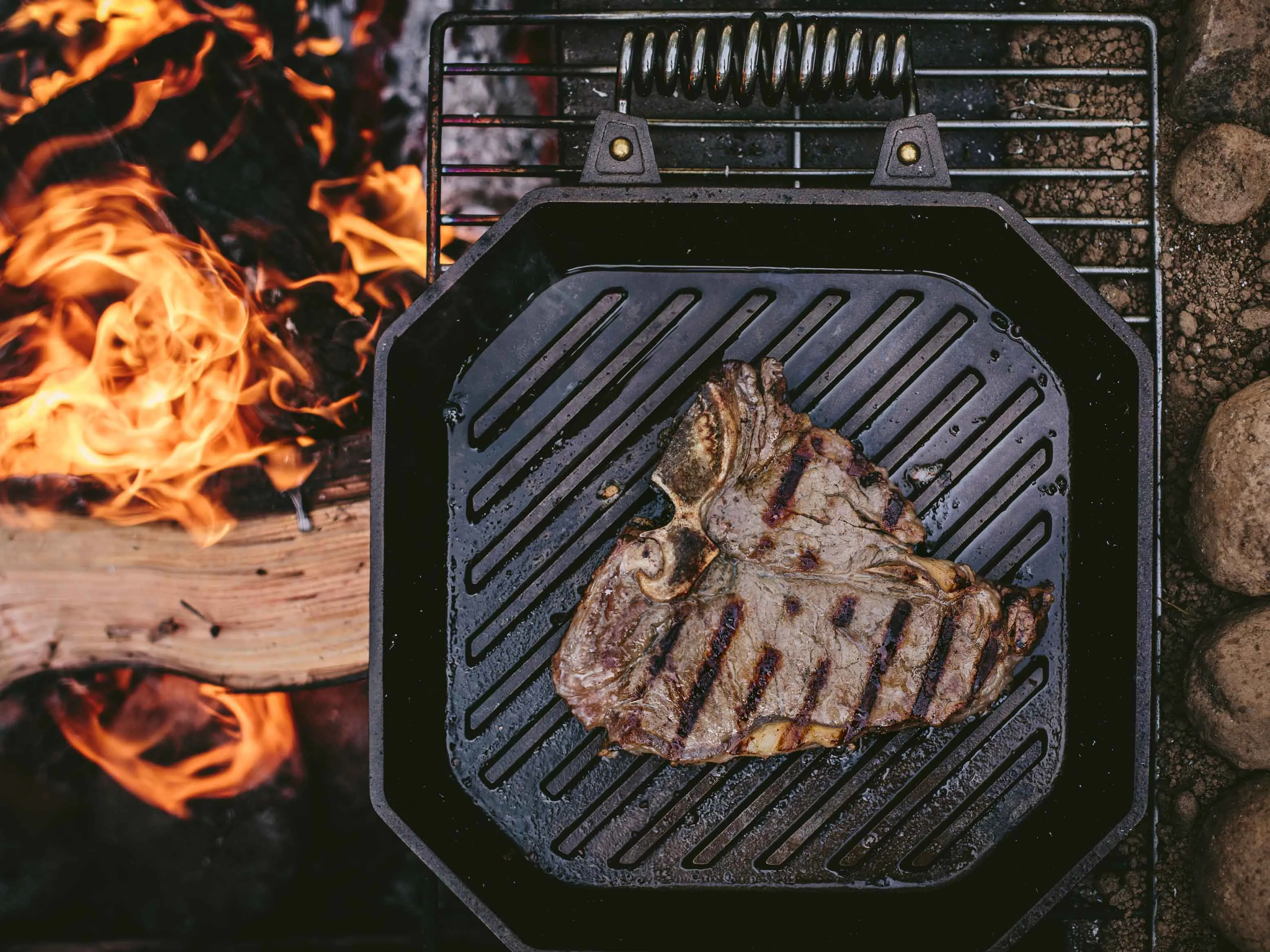 Finex Cast Iron Grill Pan - 10"