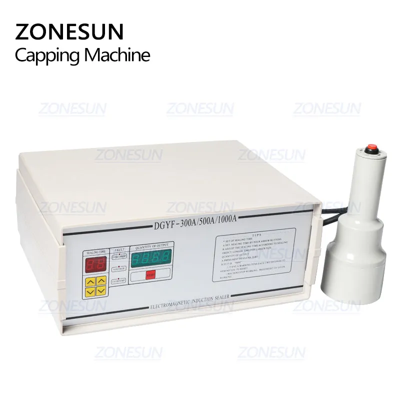 FK-300 Small Diameter Aluminium Foil Film Sealing Machine For Plastic Dropper Bottle