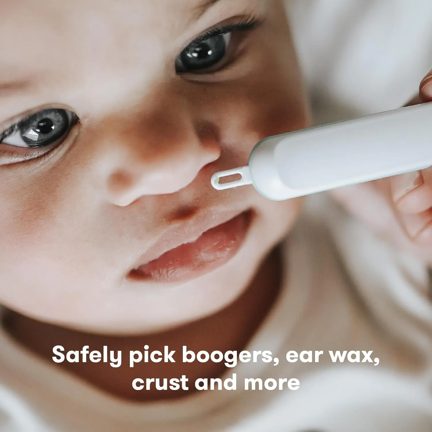 Frida Baby 3-in-1 Nose, Nail   Ear Picker: Baby Ear Cleaner   Baby Nose Cleaner and Nail Tool for Babies   Toddlers, Safely Clean Baby's Boogers, Ear Wax & More