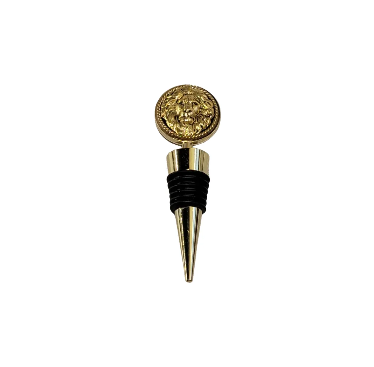 Handmade Golden Lion Wine Bottle Stopper