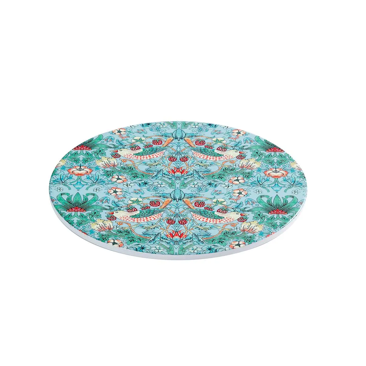 Heritage Strawberry Theif Trivet Aqua 16cm
