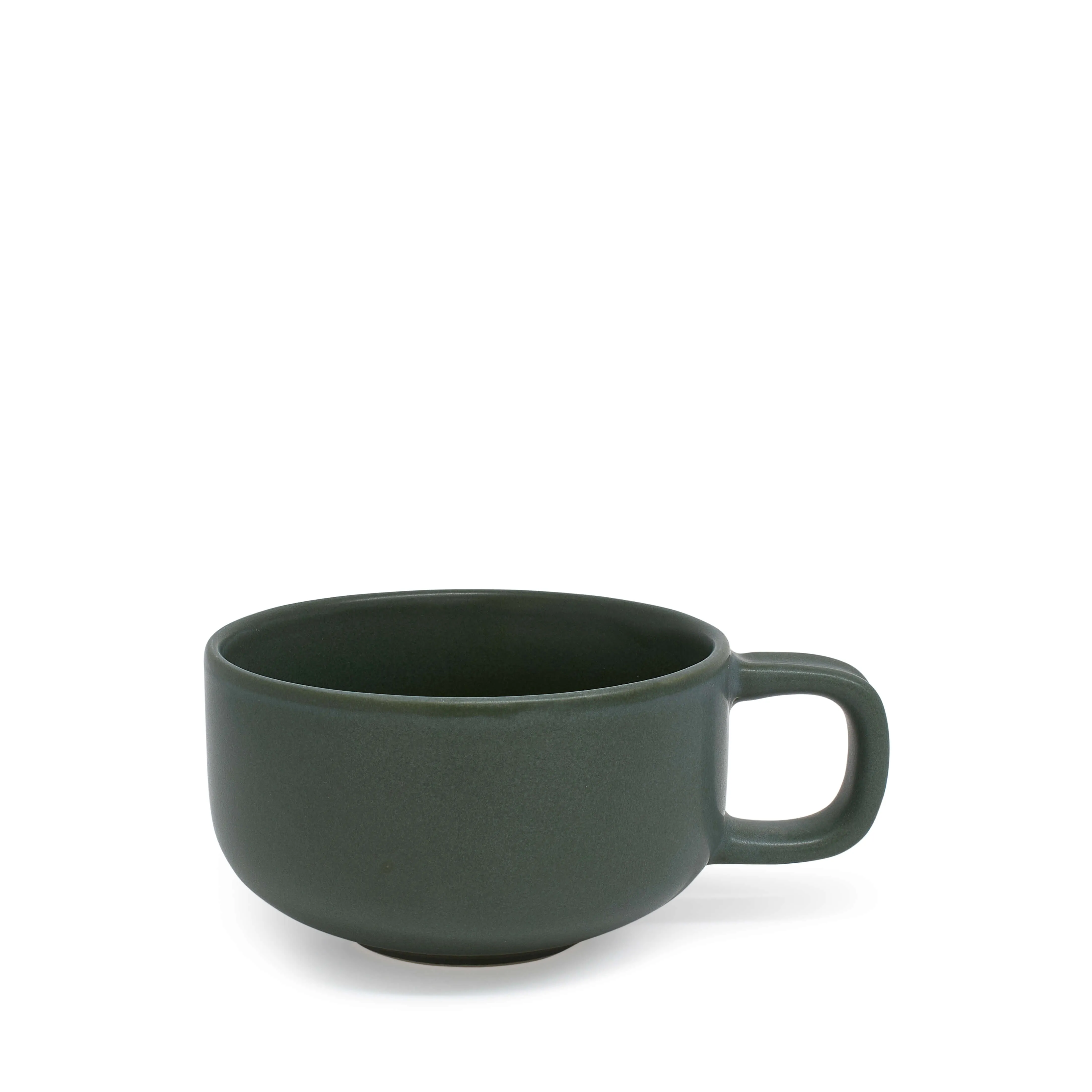 Hue Tea Cup & Saucer 200mL - Kelp