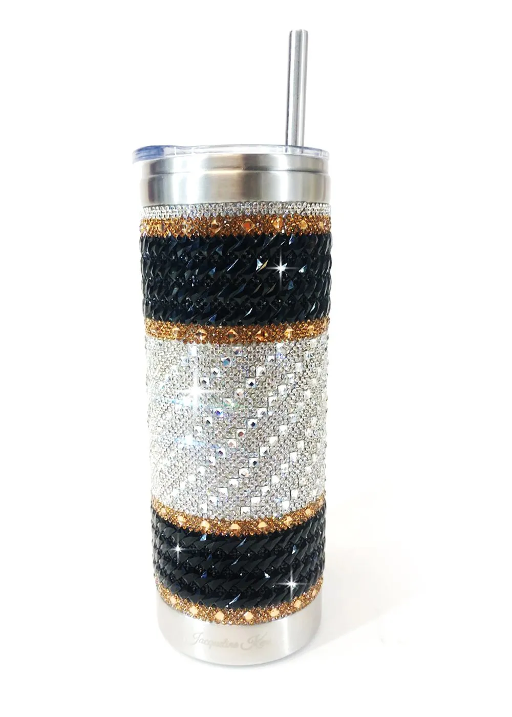 Jacqueline Kent Tumbler | Lady Kent Black | Bling Tumbler