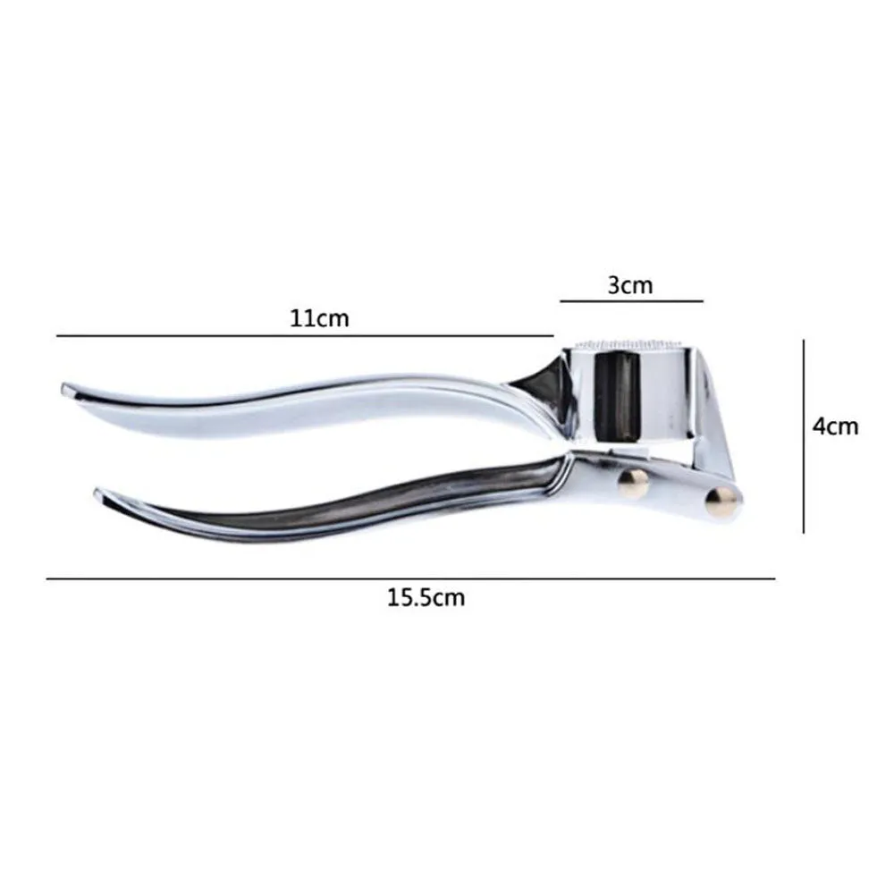 Kitchen Stainless Steel Garlic Press Crusher Home Cooking Vegetables Ginger Squeezer Masher Handheld Ginger Garlic Mincer Tools