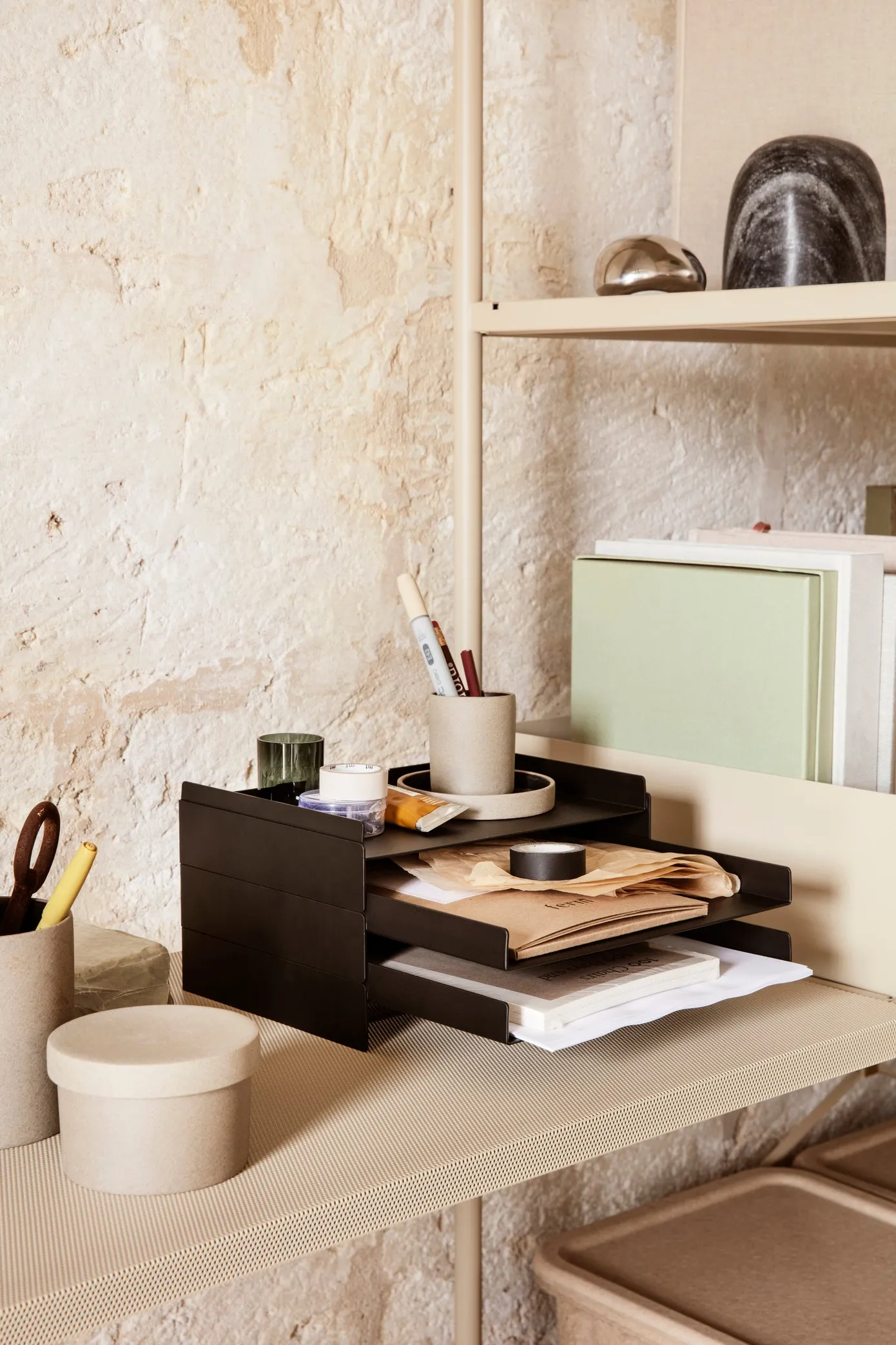 Large Lidded Container | Ceramic | Bon Accessories | by ferm Living