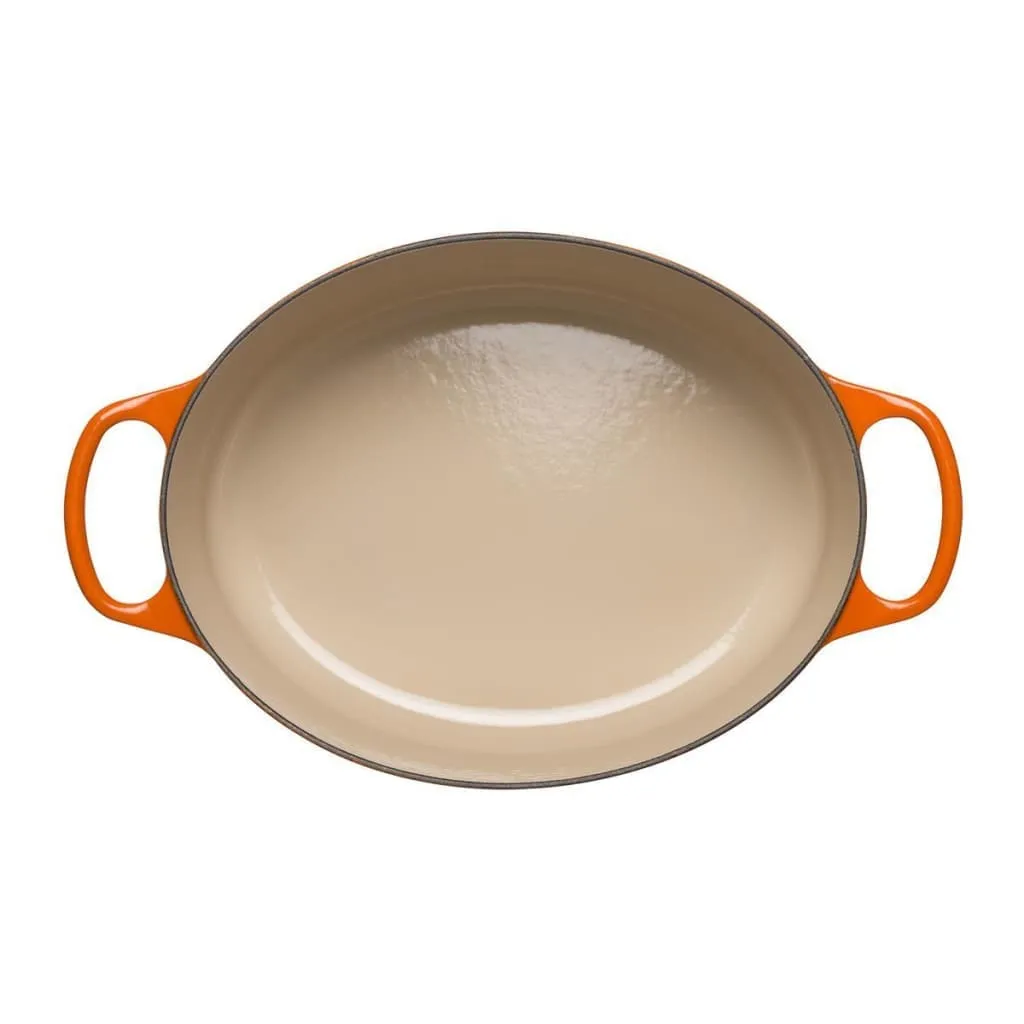 Le Creuset Signature Cast Iron Oval Casserole (Goose Pot) 40cm Volcanic