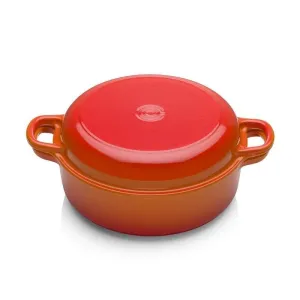 Le Creuset Signature Cast Iron Shallow Casserole with Reversible Baking Lid 26cm Volcanic