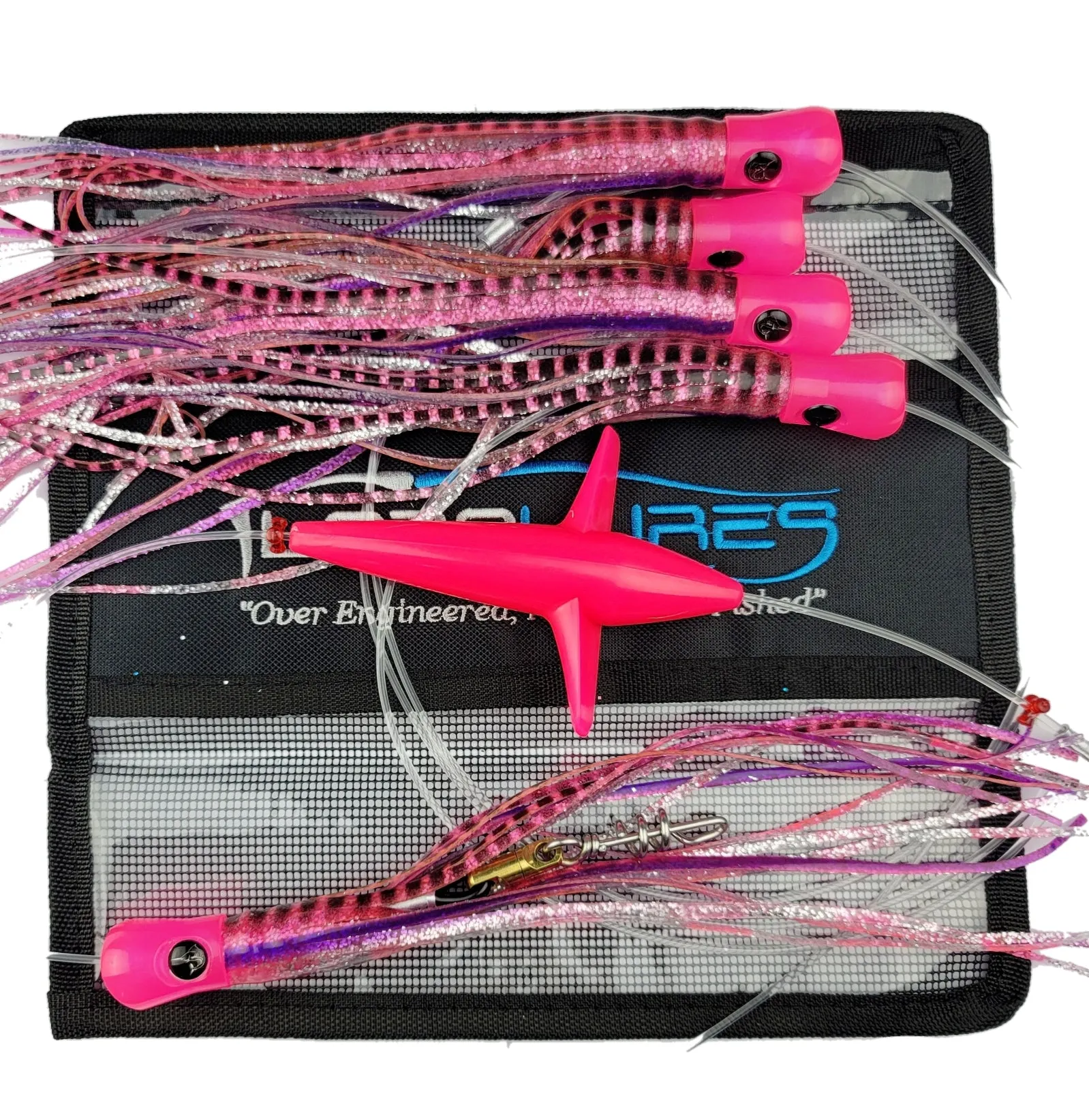Lobo Lures #400 Skipjack Hybrid Teaser Daisy Chain w/ Corkscrew Swivel