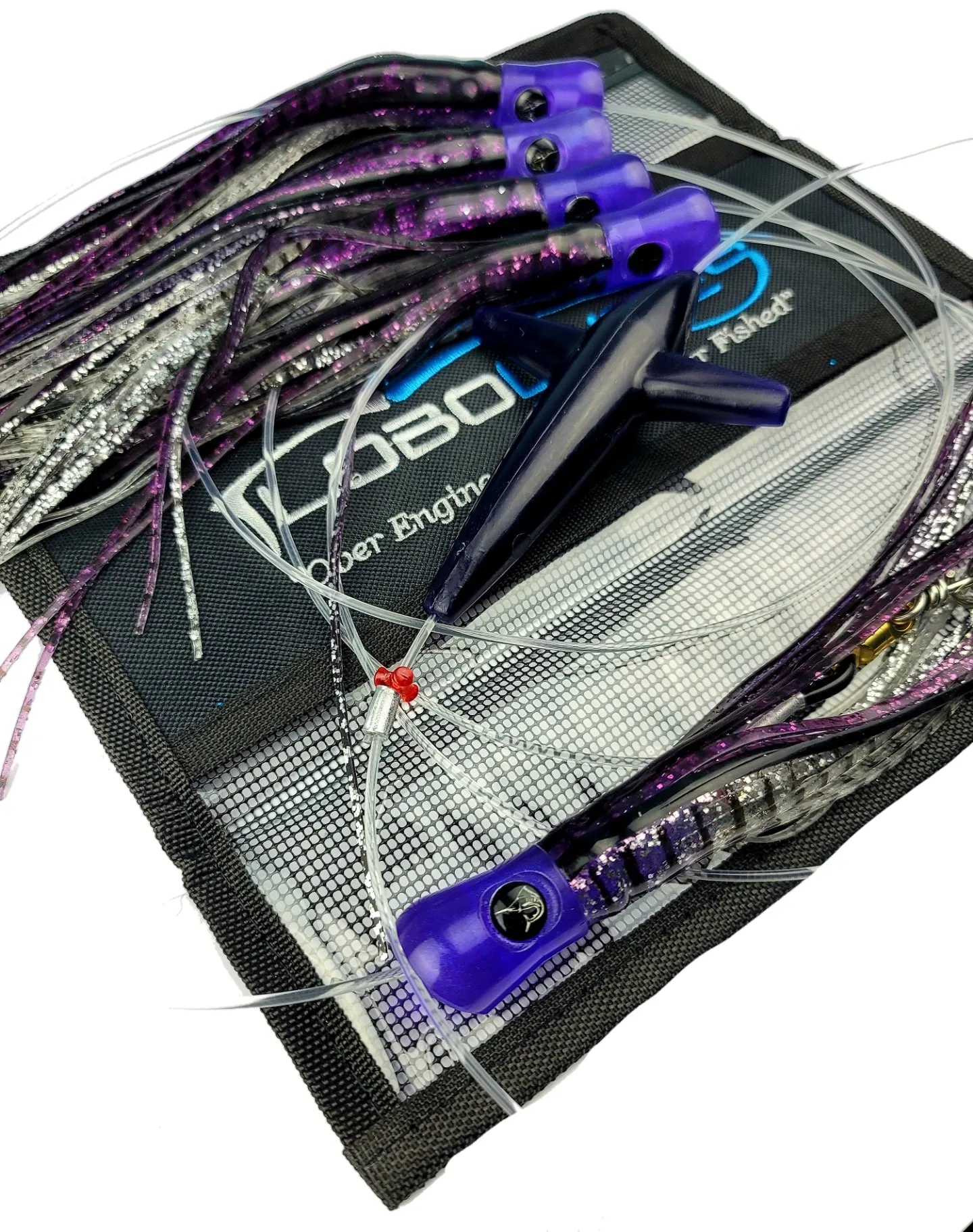 Lobo Lures #400 Skipjack Hybrid Teaser Daisy Chain w/ Corkscrew Swivel