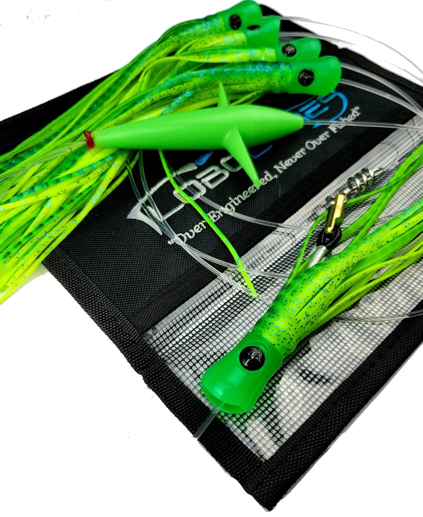 Lobo Lures #400 Skipjack Hybrid Teaser Daisy Chain w/ Corkscrew Swivel
