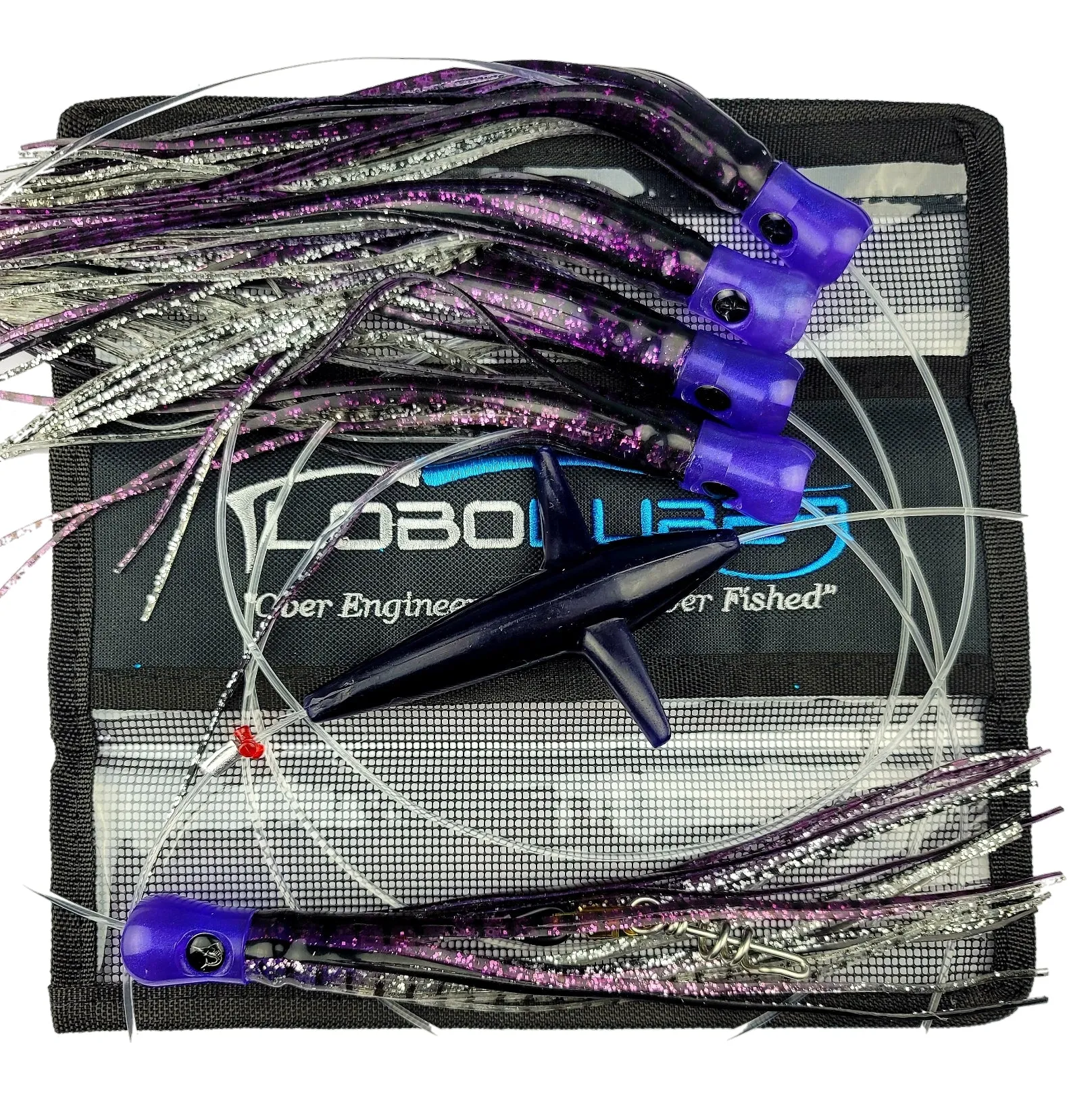 Lobo Lures #400 Skipjack Hybrid Teaser Daisy Chain w/ Corkscrew Swivel