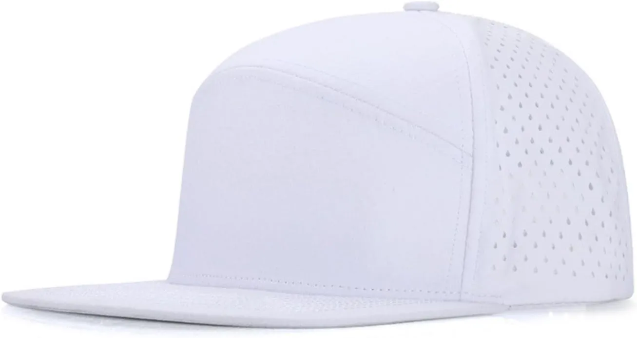 Men & Women Flat Brim Baseball Cap Adjustable Snapback Cap