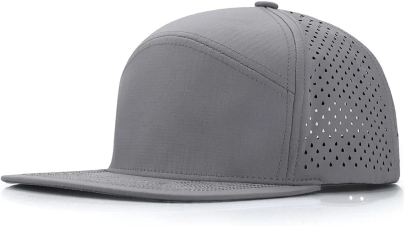 Men & Women Flat Brim Baseball Cap Adjustable Snapback Cap