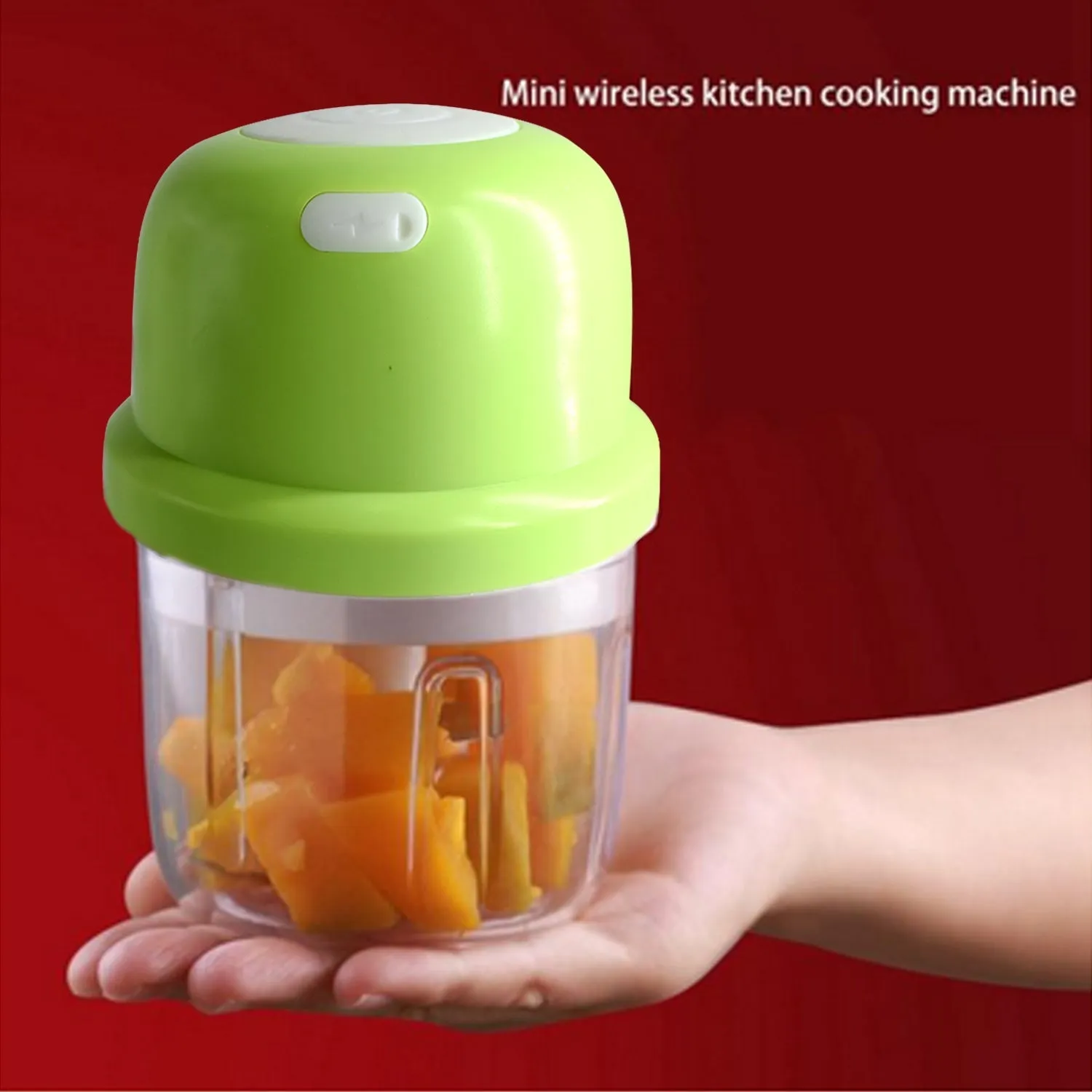 Portable USB Rechargeable Electric Chopper Fruit Vegetable Onion Chopper Garlic Chopper