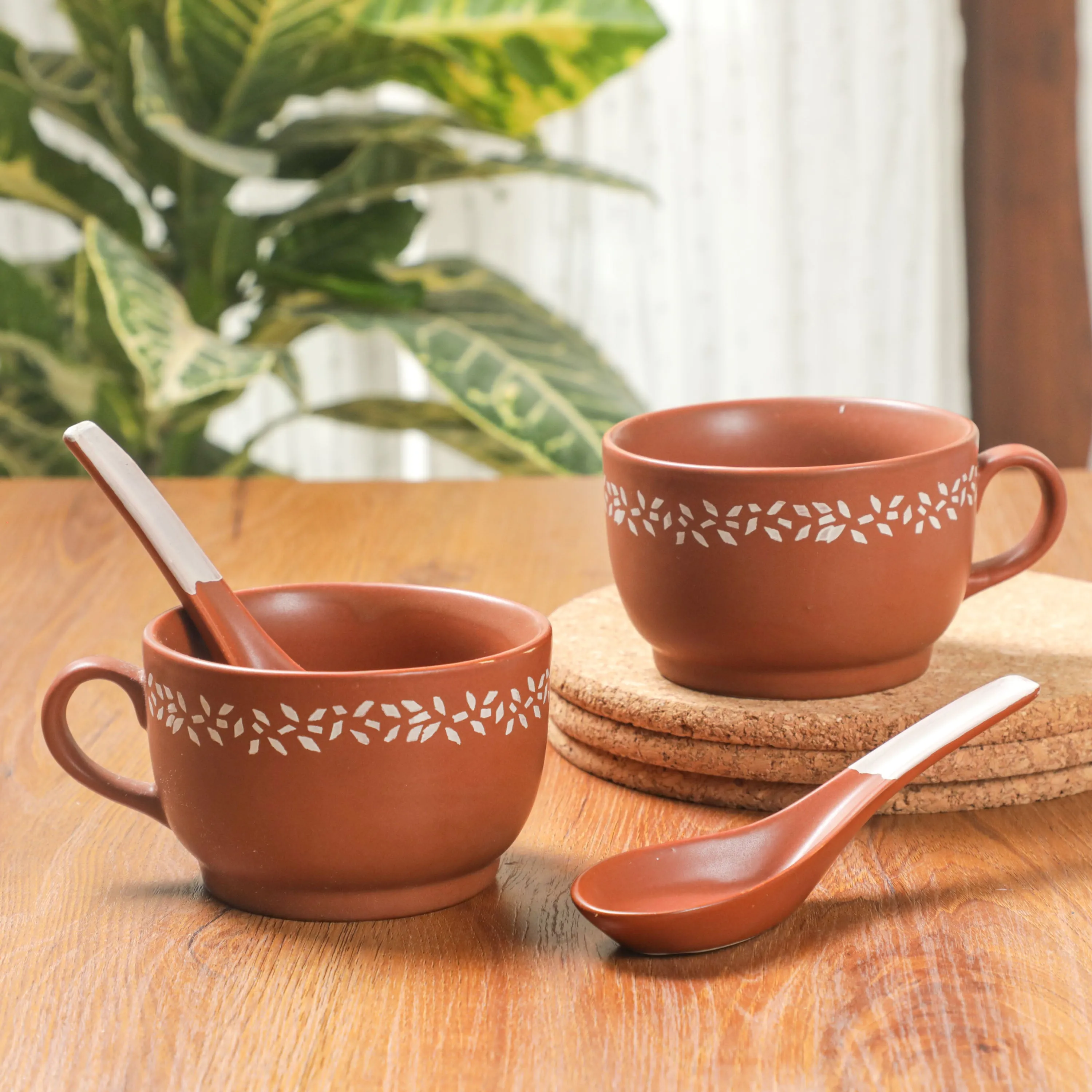 Soup Cup with Spoon