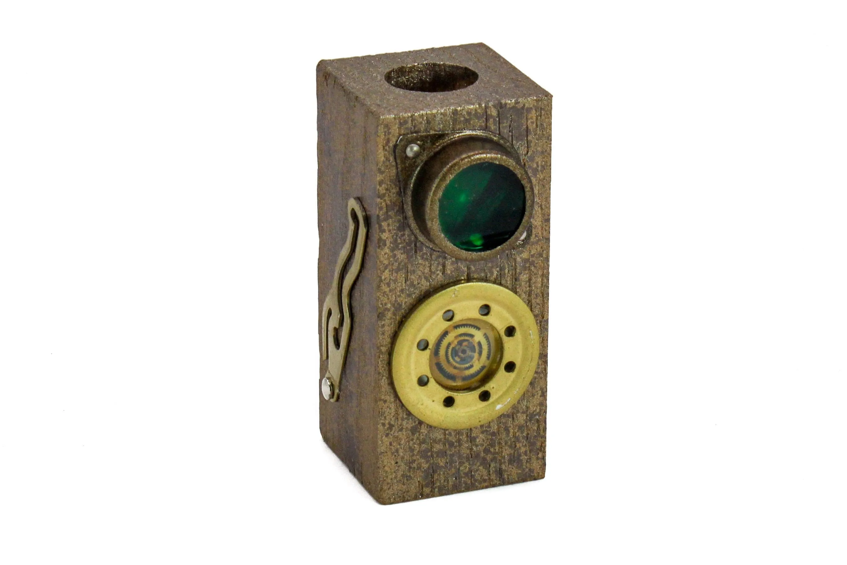 Steampunk Bottle Stopper with Vintage Camera Lens, Wine Accessory, Champagne Wine Stopper, Hostess Gift, Cyberpunk Art, Bar Accessory