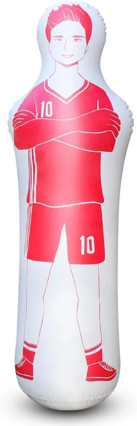SUNSHINE-MALL Inflatable Soccer Dummy Goalkeepr Air Mannequin Free Kick Defender Wall Goalkeeper Defender Training for Children Adult