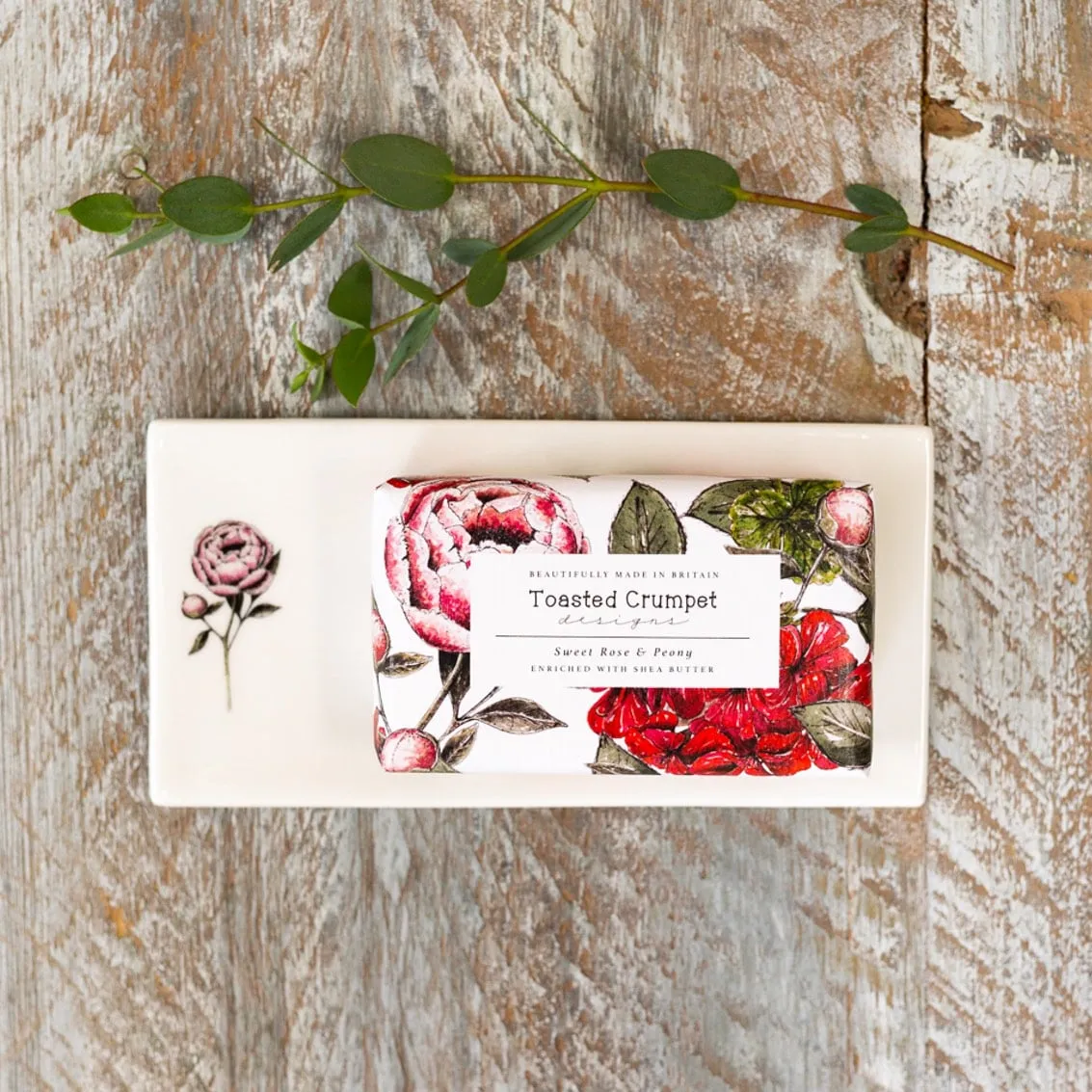 Sweet Rose & Peony Luxury Soap Bar
