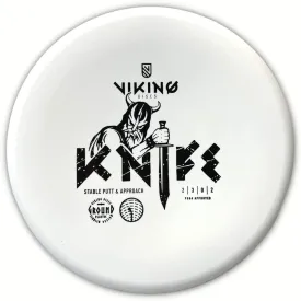 Viking Discs | Knife | Disc Golf Overstable Putt and Approach | Ground Plastic