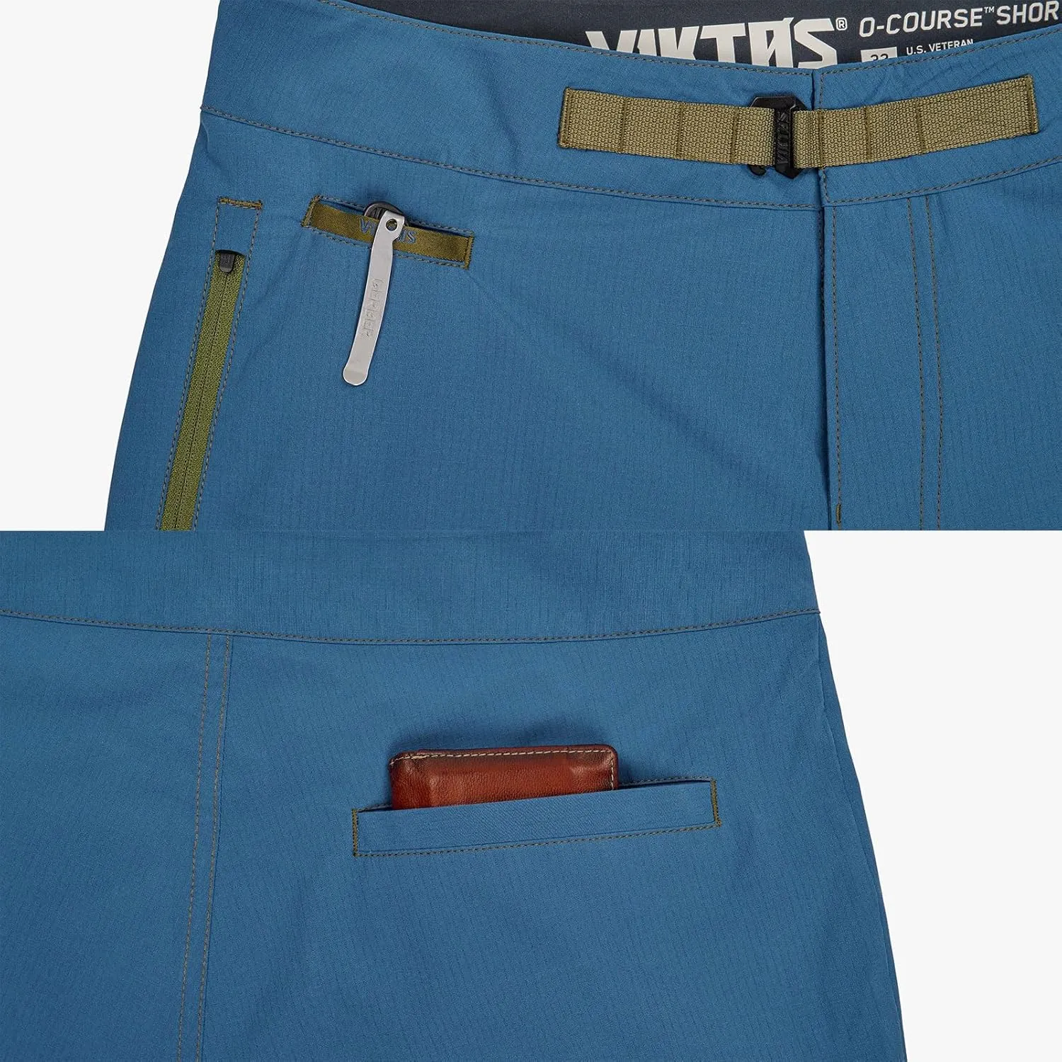 VIKTOS Men's Ocourse Hybrid Durable Quick-Drying Lightweight UPF 50  Ripstop Stretch Tactical Shorts with Multiple Pockets
