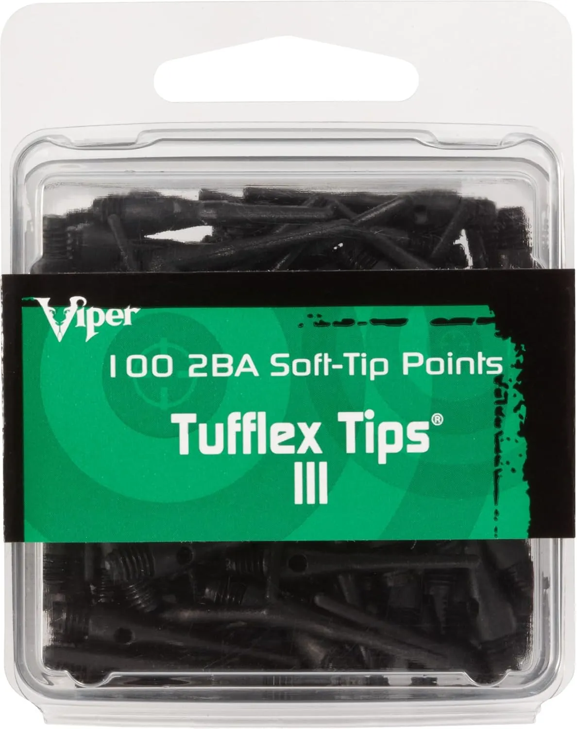 Viper Dart Accessory: Tufflex III 2BA Thread Soft Tip Dart Points (100 and 1000 Packs)