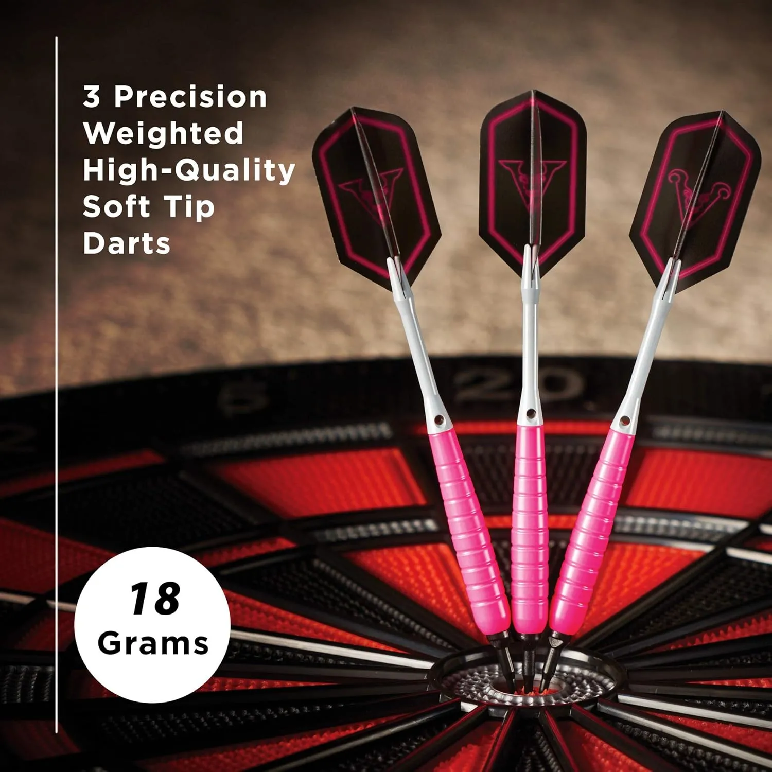 Viper V Glo Soft Tip Darts, 18 Grams