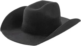 Women 100% Australian Wool Felt Unisex Curly Wide Brim Cowboy Panama Hat