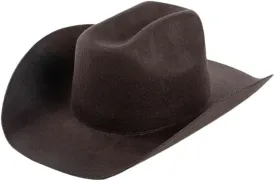 Women 100% Australian Wool Felt Unisex Curly Wide Brim Cowboy Panama Hat