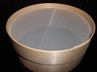 Wooden Flour Sifter Sieve Traditional Diameter 15cm 5.90 inches Handmade