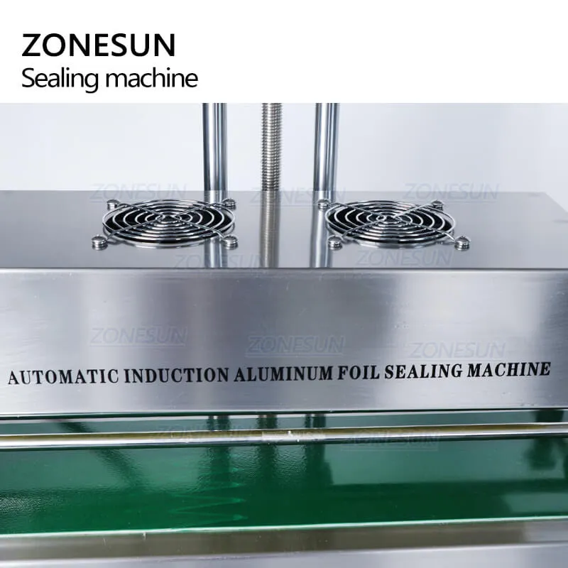 ZONESUN Automatic Plastic Bottles Continous Electromangetic Induction Aluminium Foil Sealing Machine