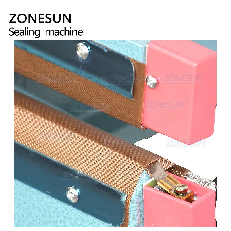 ZONESUN ZS-FK350 Foot Pedal Food Sealing Machine For Aluminium Foil Plastic Bags Sealer